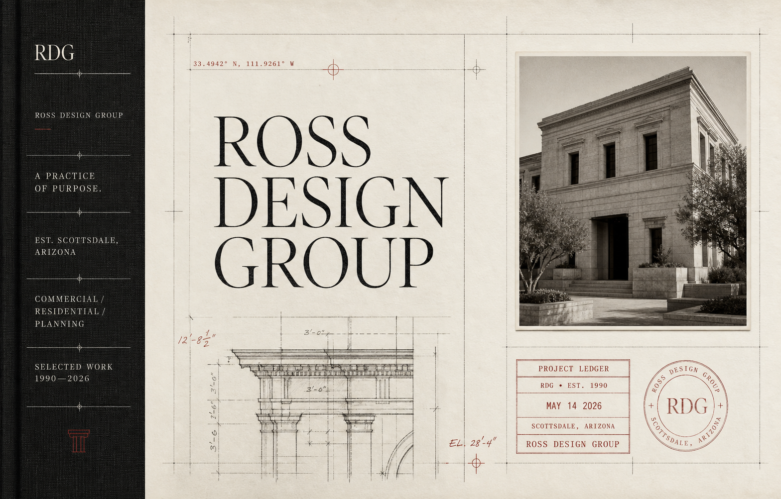 Heritage Ledger website design preview